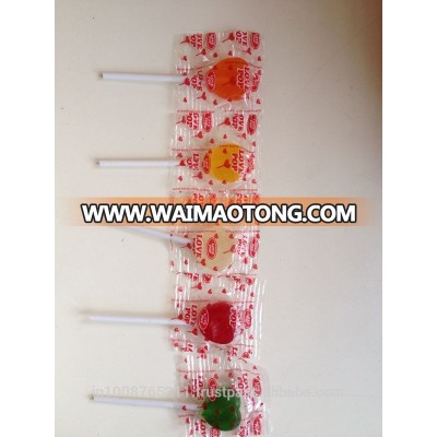 Yogurt Lollipop with Gum mix fruit pop whistle lollipop