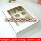 Manufacturer Custom Foldable Paper Luxury Mini Cupcake Boxes 12 With Clear Window